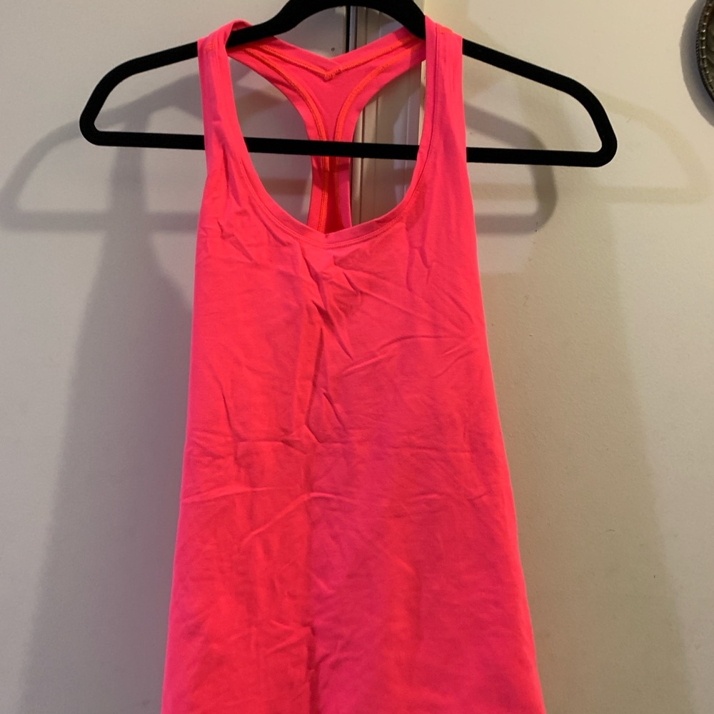Lululemon Athletica Vibrant orange Tank Top